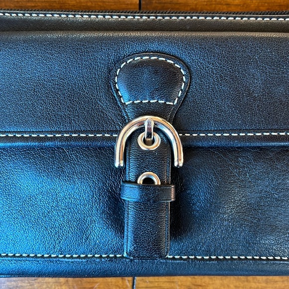 Coach Black Leather Wristlet - Picture 2 of 10